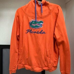 University of Florida Gators UF women wide cowl neck hoodie with pockets XXL
